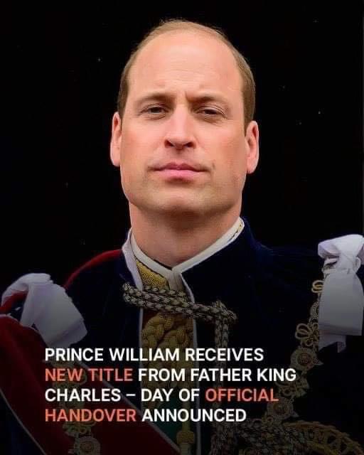 Congratulations to the future King! 👑👏 William’s new title, received as his brother Harry arrives home in the UK.