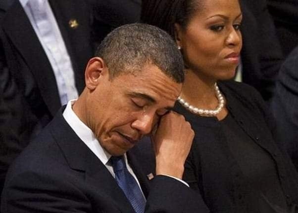 Our thoughts and prayers go out to the Obama family for their tragic loss🙏😢