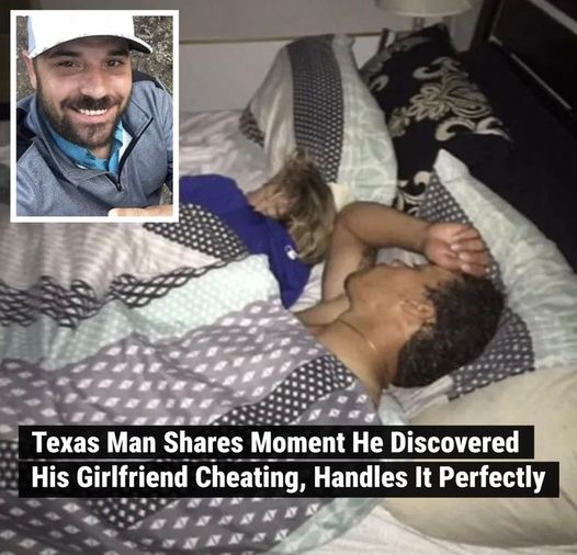 When most people come home and discover their partner in bed with someone else, their first reaction might be to scream and fly into a rage. But this Texas man had a slightly different reaction.