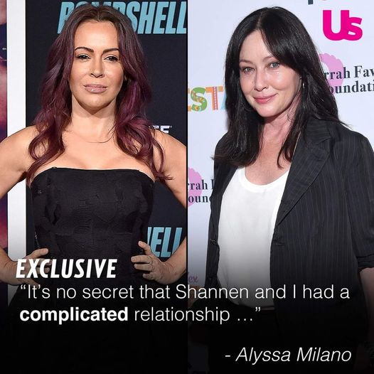 Alyssa Milano is paying tribute to her “Charmed” costar Shannen Doherty following her death.