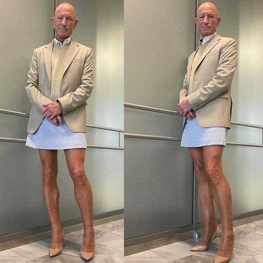 Straight, Married Father-Of-Three Says He’s Been Wearing Skirts And Heels To Work For Years.