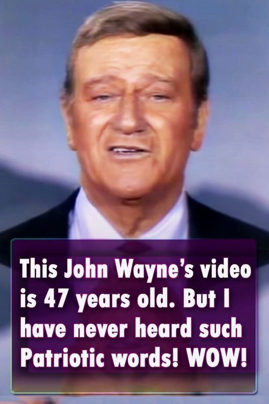 In 1970, John Wayne Said THIS About America. 47 Years Later, His Words Sound More CHILLING Than Ever.