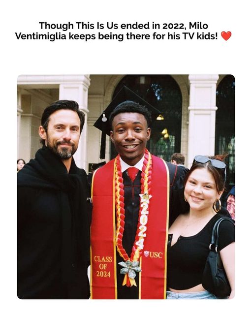 Though This Is Us ended in 2022, Milo Ventimiglia keeps being there for his TV kids!