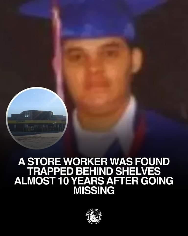 His body was discovered in an 18-inch gap.