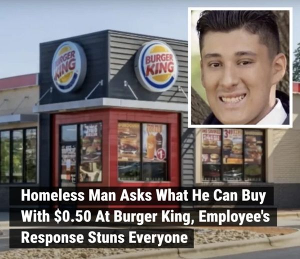 This Burger King employee had no idea he was being watched by other people in the restaurant when he responded to the homeless man’s question. Had he known, he may have thought twice. How do you feel about this?