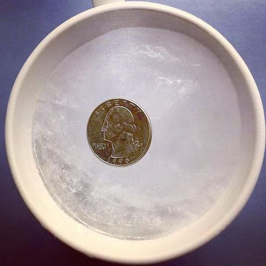 Put a coin in the freezer before you leave the house: Many people did not believe it, yet it is true.