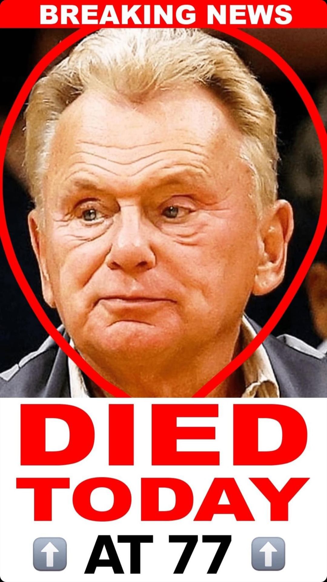 Pat Sajak discusses his health problems. He believed he was going to die from the pain.