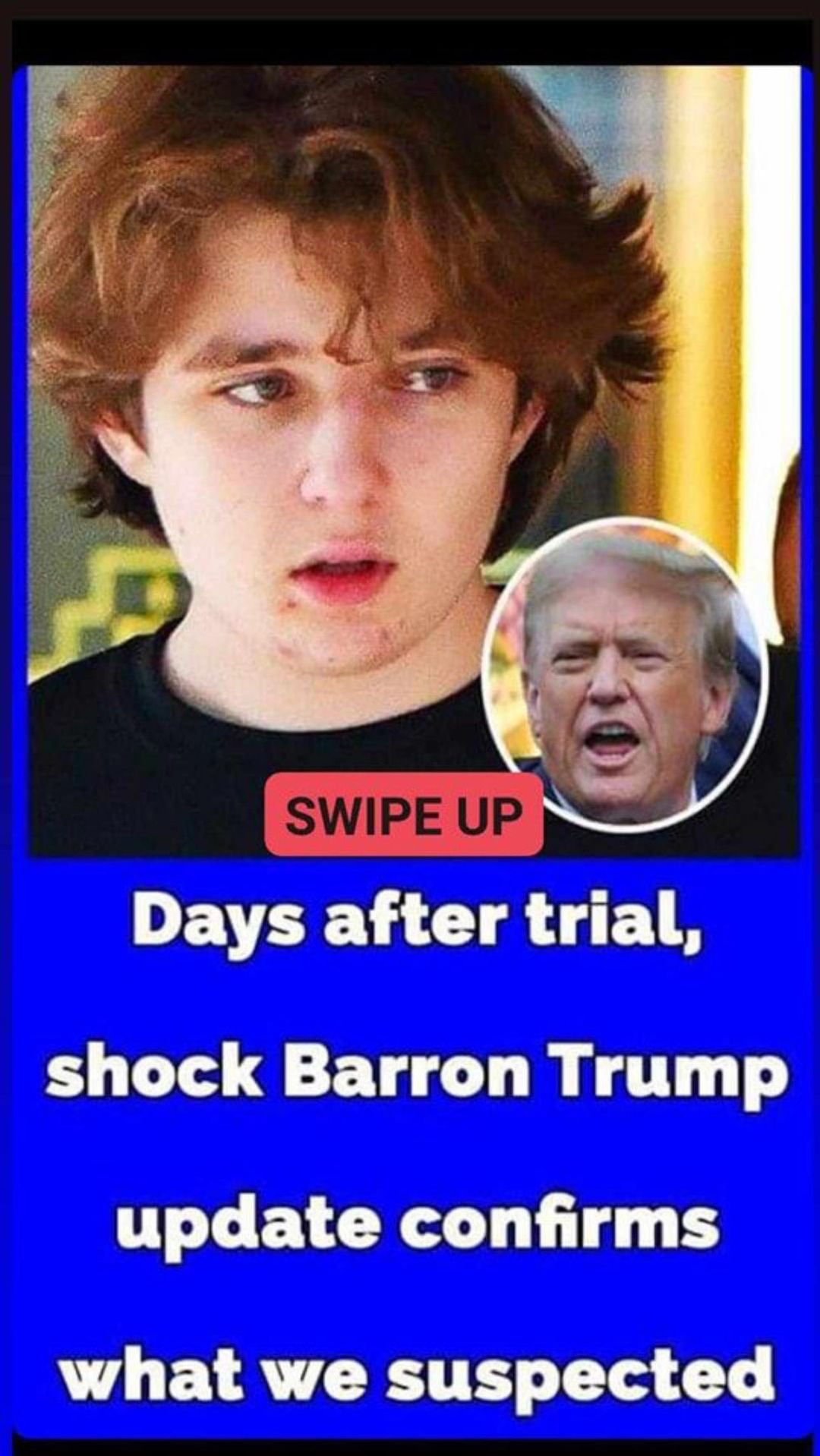 Barron Trump: Grown Tall and Caught in the spotlight.