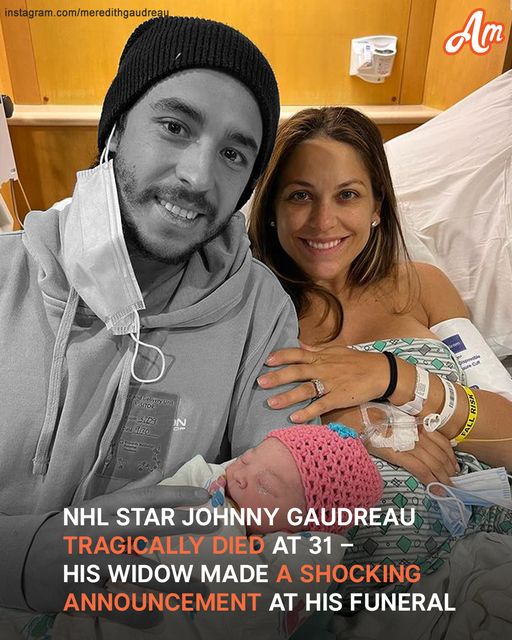 NHL star Johnny Gaudreau’s ABRUPT DEATH at 31 left fans shocked, but what his widow ANNOUNCED at the memorial service STUNNED even more.