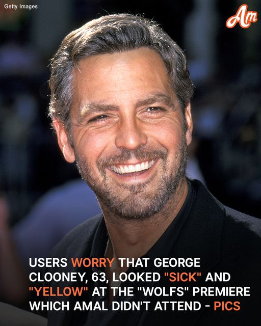 George Clooney’s FACE at the “WOLFS” premiere has sparked a wave of concern online. 😔 Especially next to Brad Pitt!