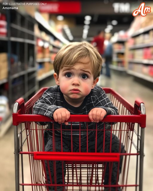 BOY FOUND IN SHOPPING CART CRIES WHEN WOMAN CLAIMING TO BE HIS MOM ARRIVES.  Madelyn, an employee at a store, was startled by the sound of a child’s cry while working. Following the sound, she found a little boy sitting alone in a shopping cart, tears streaming down his face. Concerned, she brought him to the front desk and made an announcement over the PA system.  Soon, a frantic woman named Lesley rushed in, claiming to be the boy’s mother. But when the boy saw her, he clung tightly to Madelyn, crying harder and showing clear fear. Something felt very wrong.