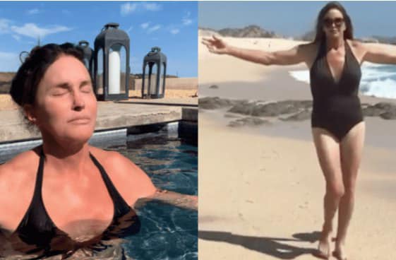 Caitlyn Jenner is confidently showing off her new body in a bikini…