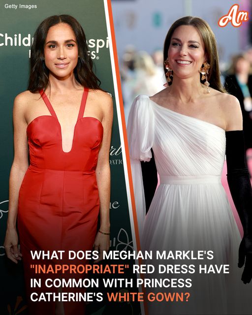 “DID SHE COME STRAIGHT FROM THE BEACH,” 🤯🤯🤯 one user asked. Meghan Markle is UNDER FIRE for the red dress she CHOSE for the 2024 Children’s Hospital Los Angeles Gala, as users deem it “INAPPROPRIATE” for such an event. Bu the red gown has a lot in common with Princess Catherine’s BEAUTIFUL Alexander McQueen gown.