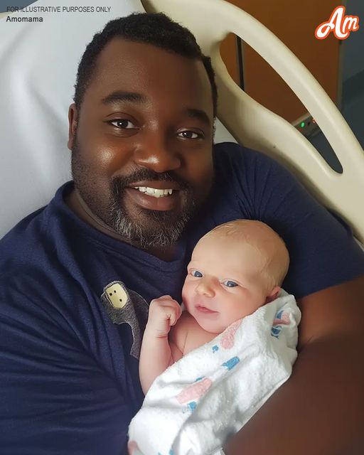 After ten years together and six years of marriage, my wife and I, both Black, were excited to finally have a baby. When she got pregnant, I was overjoyed. However, she asked me not to be in the delivery room, which I reluctantly respected.  When the doctor came out, his serious expression worried me. “Is something wrong?” I asked, panicked.  “No, both mother and baby are healthy, but you may be shocked by the baby’s appearance.”  I rushed into the room and saw my wife holding a baby with pale skin, blonde hair, and blue eyes. My heart sank. “You cheated!” I shouted, but my wife quickly pointed to the baby’s birthmark. It was identical to mine.  Then she revealed a secret: her great-grandmother had been white. The genetics had simply resurfaced, something I had never considered. In that moment, I realized my accusation was wrong. The baby was ours—no matter how unexpected her appearance.