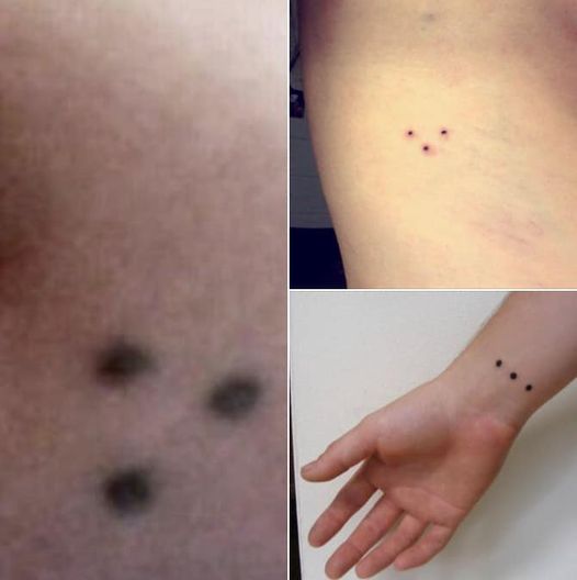 If you see someone with a three-dot tattoo, you might want to get out of there fast 😲