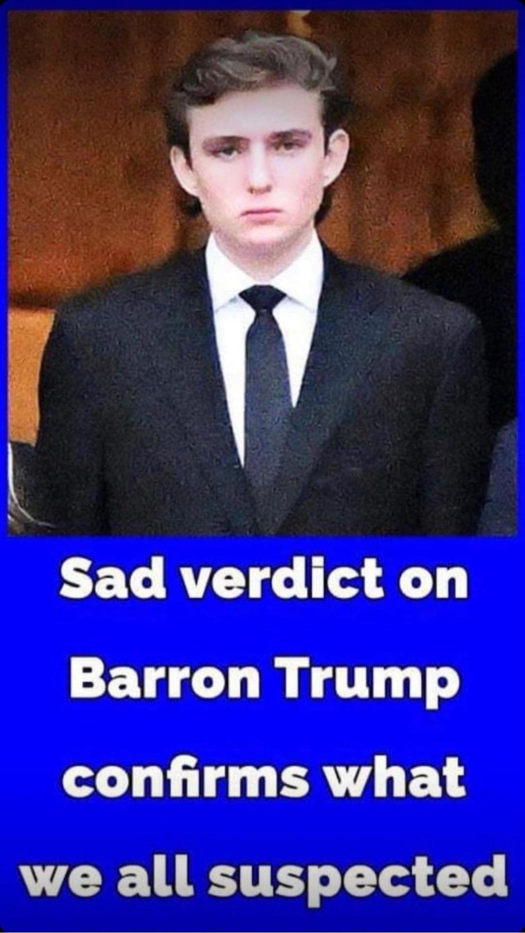 Fans shocked by Barron Trump’s