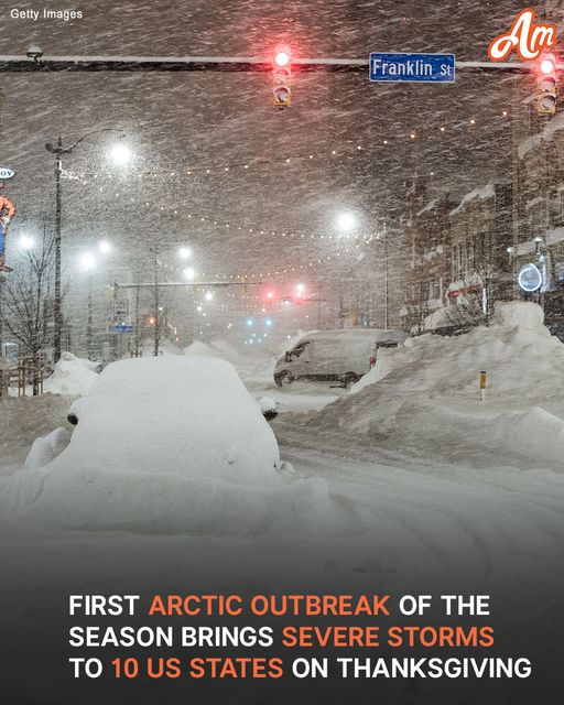 ARCTIC OUTBREAK ALARM. 🚨 🥶 Official list of states that will face heavy snow, wind chills, and severe storms in the comment