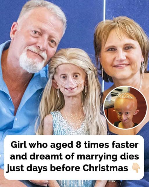 Teen who aged 8 times faster and dreamt of marrying passes away before Christmas: Her final message will make you cry 💔 (link in the comments)