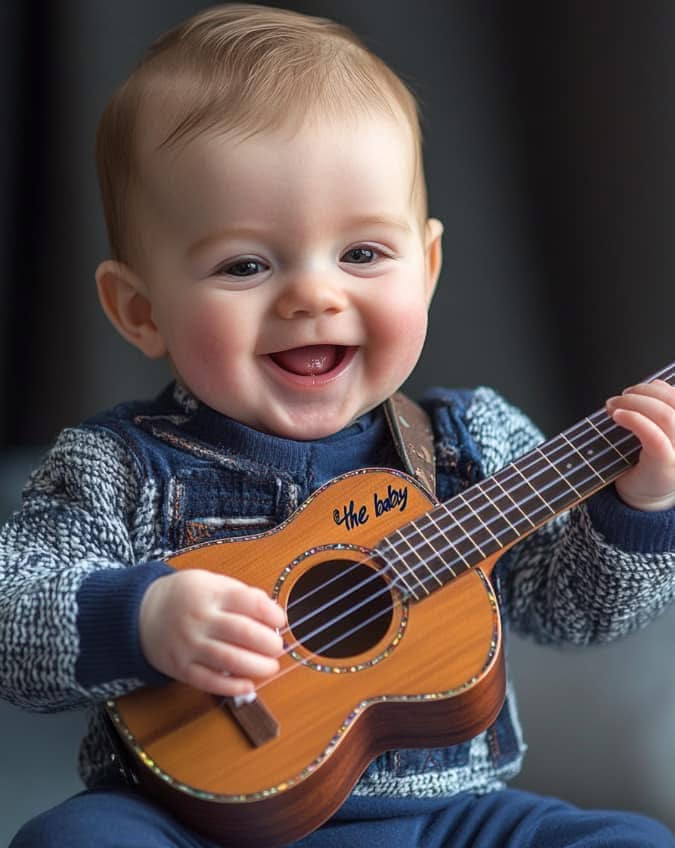 It’s fantastic! This must be heard! 1 year old baby plays guitar and sings! 𝐖𝐚𝐭𝐜𝐡 𝐯𝐢𝐝𝐞𝐨 𝐢𝐧 𝐜𝐨𝐦𝐦𝐞𝐧𝐭𝐬 𝐛𝐞𝐥𝐨𝐰 👇