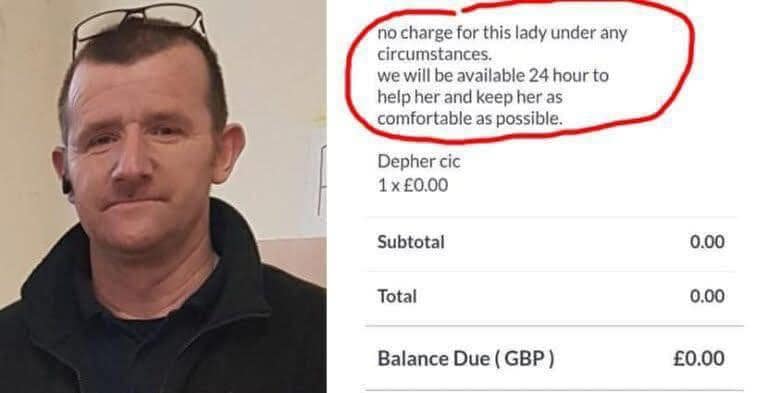 A plumber fixed the boiler of a 91-year-old terminally ill woman and billed her $0 See in the first comment👇👇