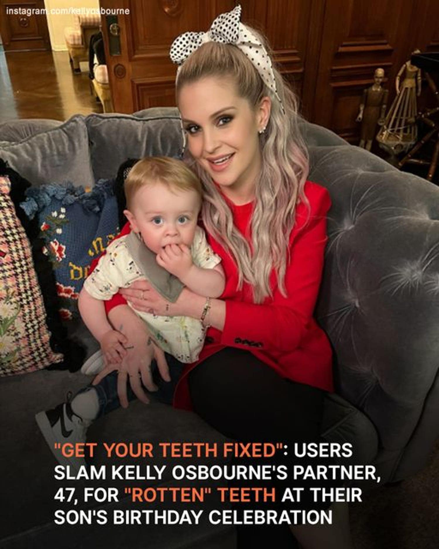 “Is that her husband????” 😮 one person commented. Photos of Kelly Osbourne’s son’s father are in the comments👇⬇️