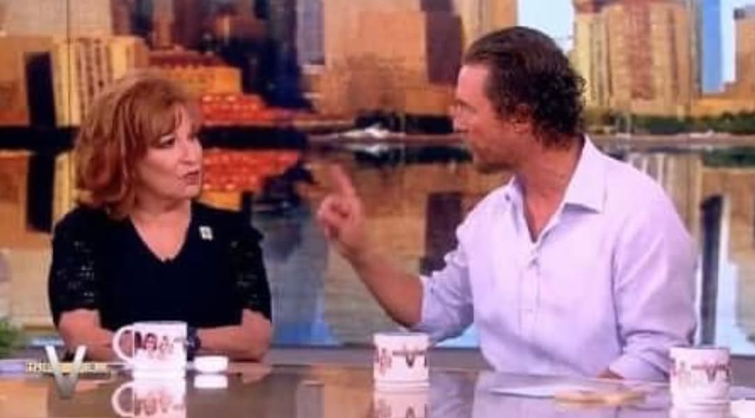 Matthew McConaughey silences Joy Behar after she asked this one question… Check comments 👇