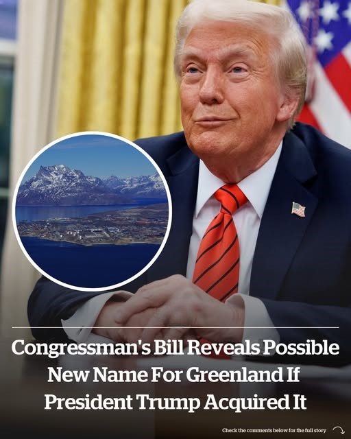 Greenland could be getting a new name if Donald Trump continues his efforts to purchase the island.