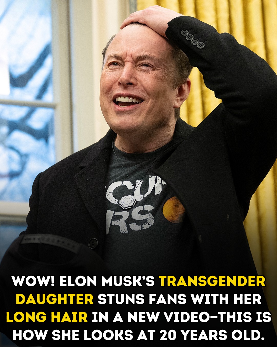 Elon Musk’s estranged daughter, Vivian Jenna Wilson, captivates fans with her long hair 👇😮‪