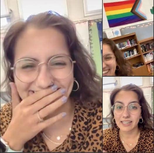 A teacher in California removed the American flag from her classroom and her students pledged allegiance to the pride flag instead… What the school did next will shock you 😱 Check first comment 👇‏