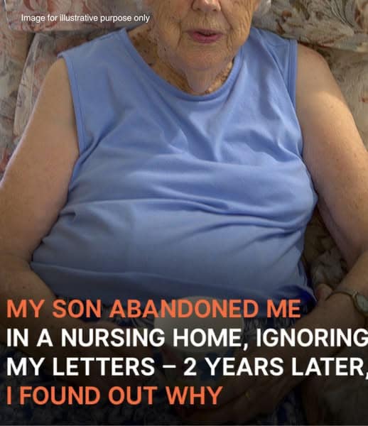 My son Tyler once told me he was tired of dealing with me and put me in a nursing home. For two whole years, I wrote him letters begging him to visit, but he never replied. In all that time, nobody came to see me. After two years in the nursing home, I lost all hope of anyone showing up. Every night, I’d pray, “Please, take me home,” but after so long, I tried to convince myself to stop hoping. Then, one day, my nurse told me a man in his forties was at the front desk asking for me. My heart leaped. “Did my son finally come to visit?” I thought, grabbing my walker and hurrying to the front with a big smile on my face. But when I got there, it wasn’t Tyler. 😱👇